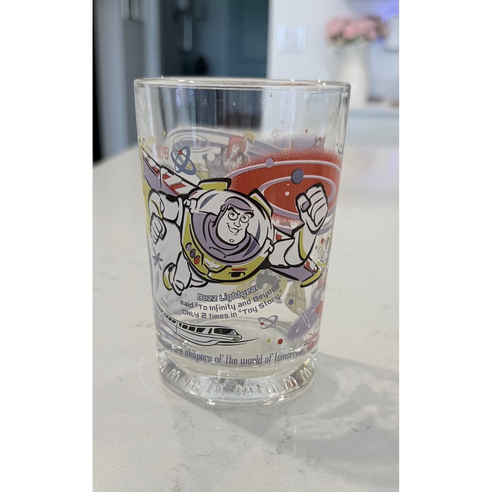 McDonalds Disney World 100 Years of Magic Glass Buzz Lightyear Mickey EPCOT 2002